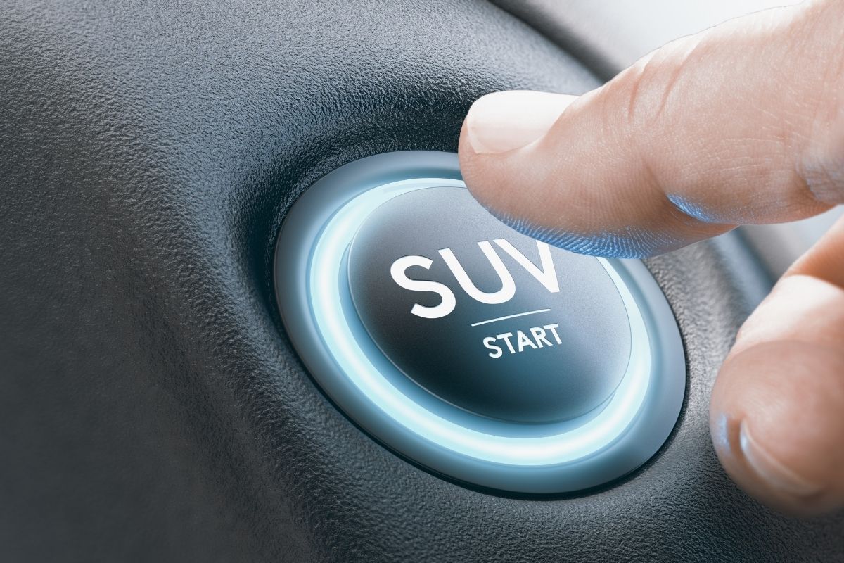 Cheapest Auto Insurance - SUV Start Button