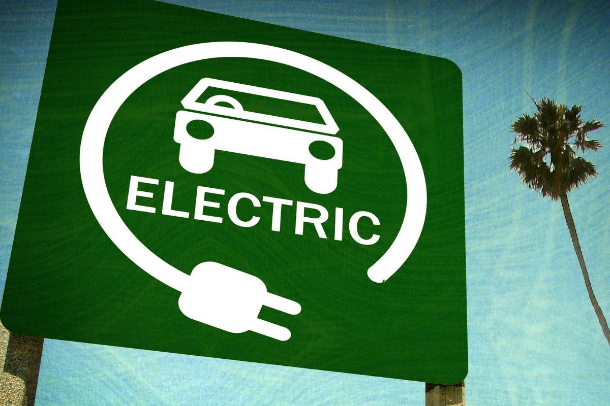 Electric vehicle insurance - electric vehicle sign