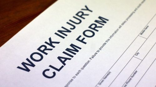 Workers compensation insurance - Work injury claim form