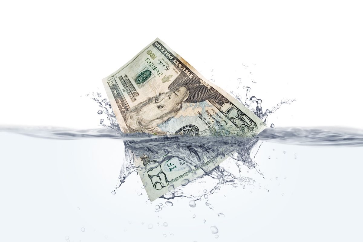 Flood insurance rates - money in water