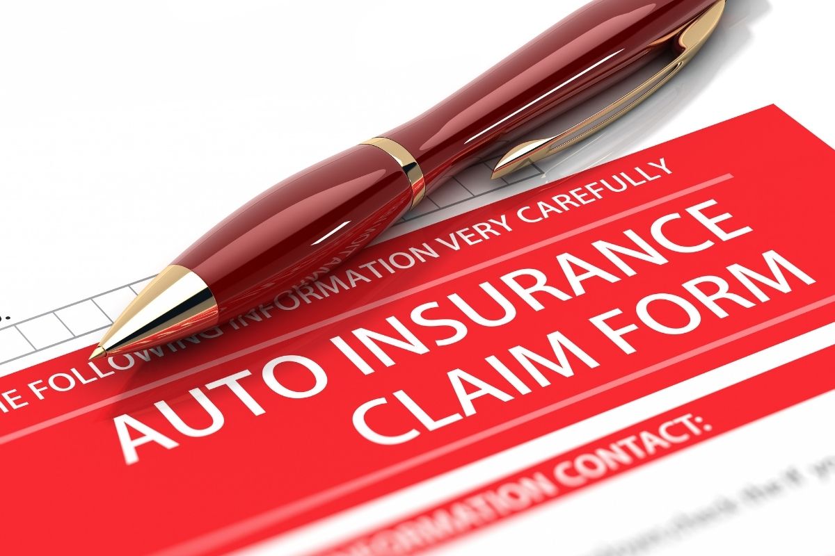 Auto insurance claims - Claim form