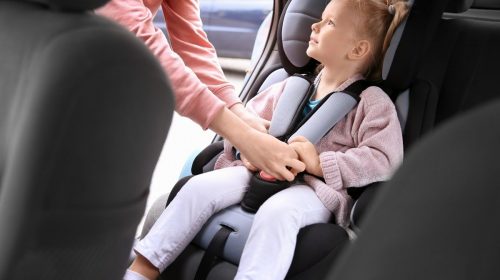 Child safety seats - Child in safety seat