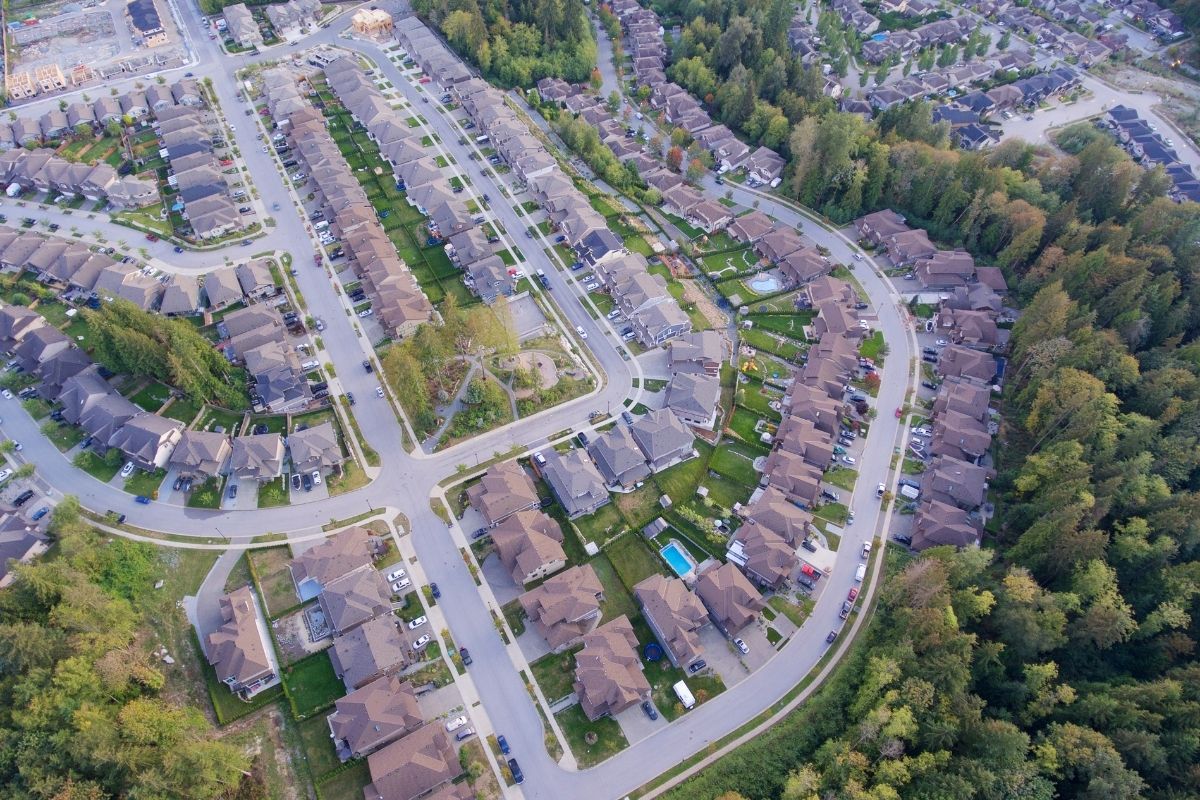 Louisiana Insurance - Neighborhood with many houses