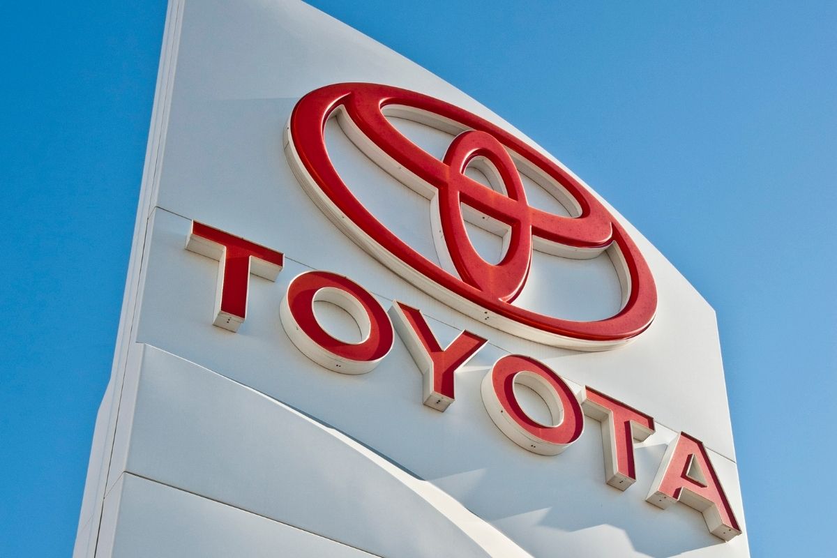 Toyota Auto Insurance - Toyota dealership sign
