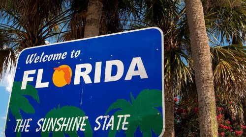 Auto Insurance - Welcome to Florida Sign