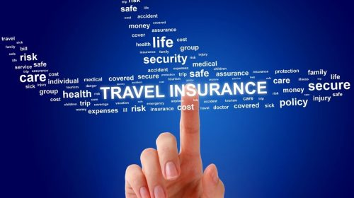 Travel insurance - Plane - words