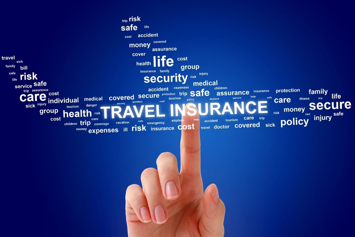 Travel insurance - Plane - words