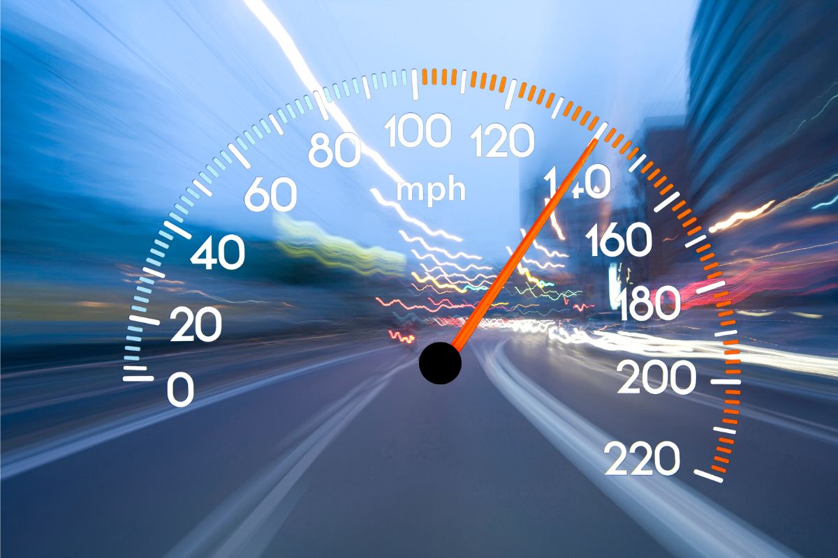 Speeding Tickets - Speedometer - Road