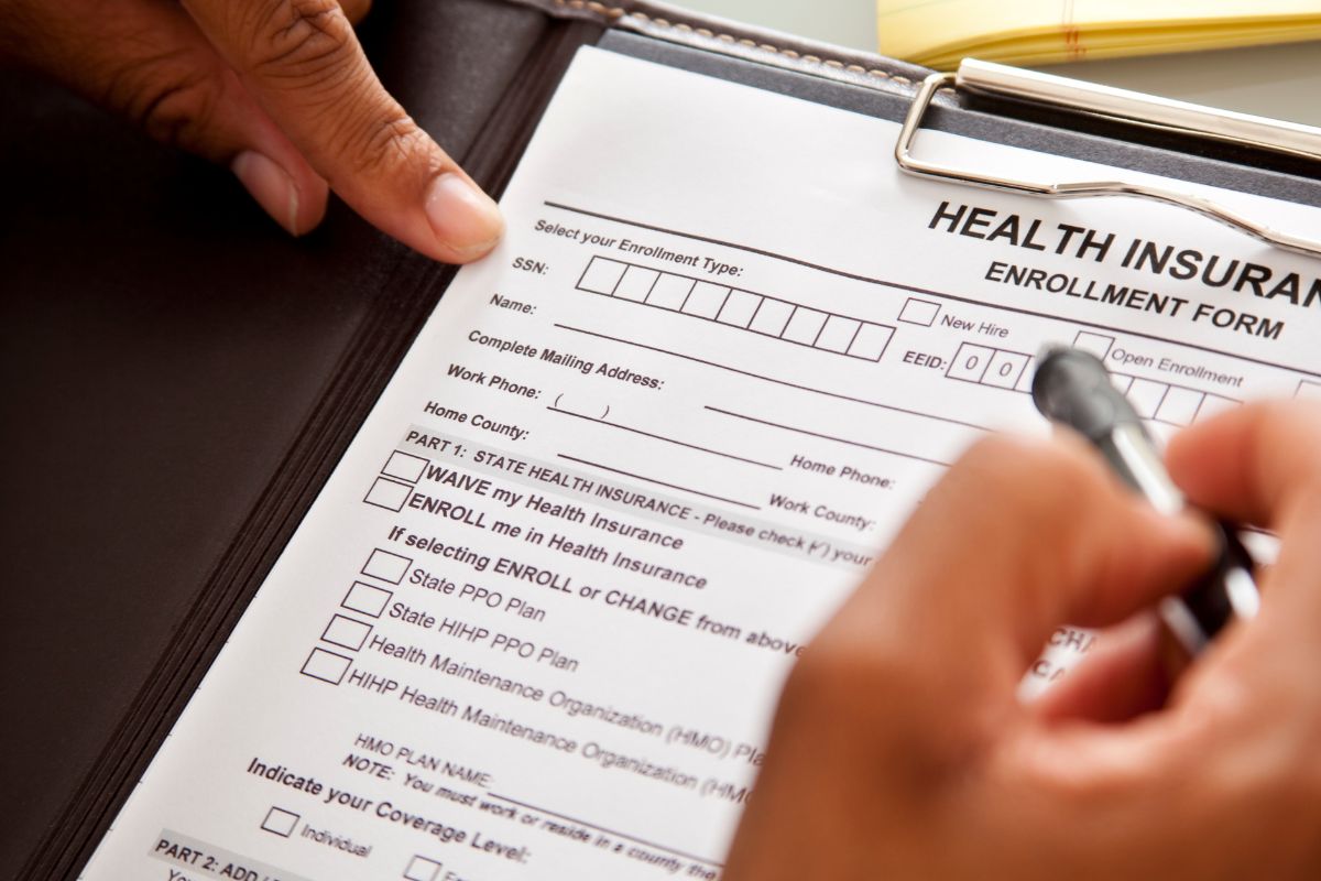 Health insurance - Enrollment form