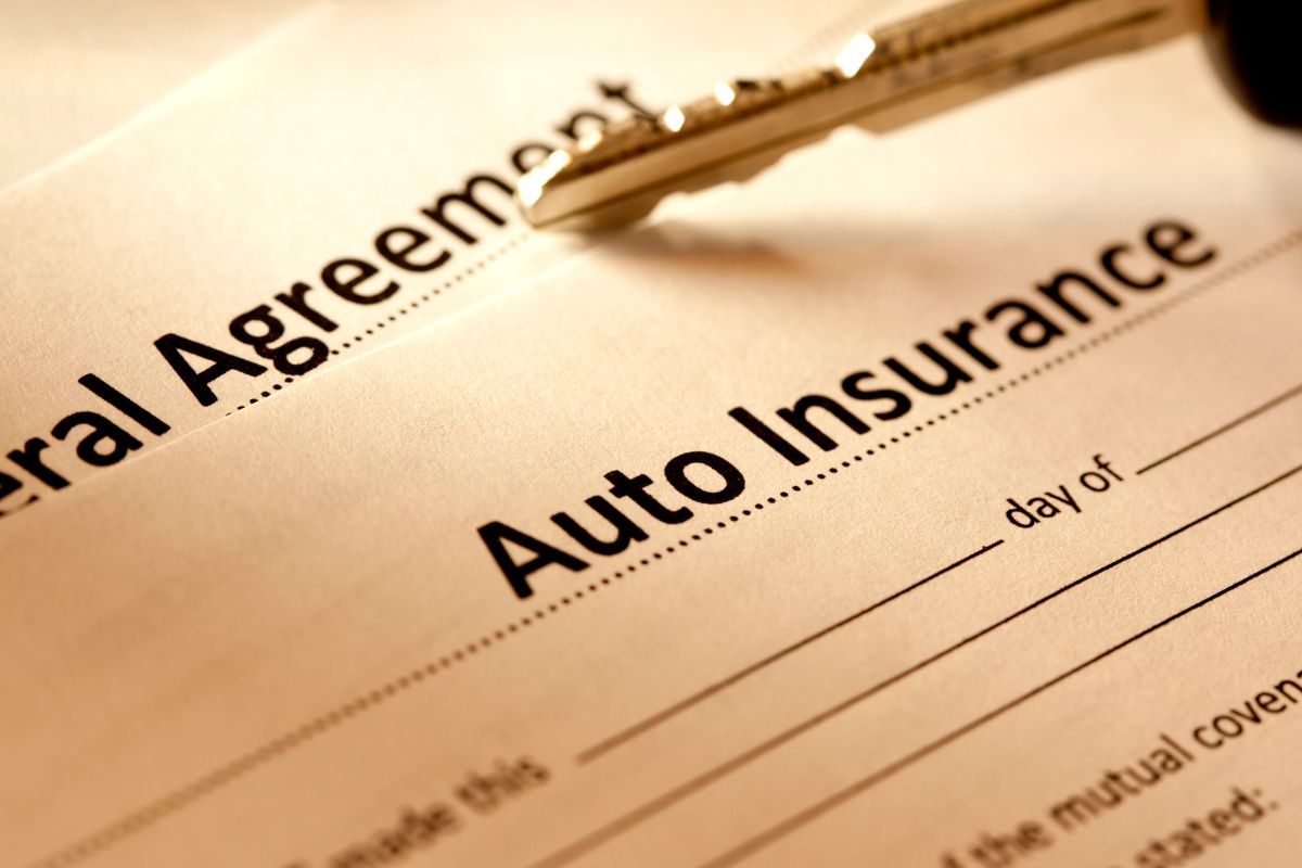 Auto insurance Form - Agreement