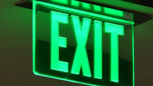Health Insurance - Exit Sign