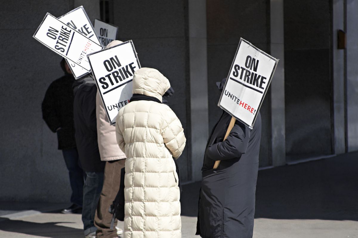 California Health Insurance - Workers on Strike