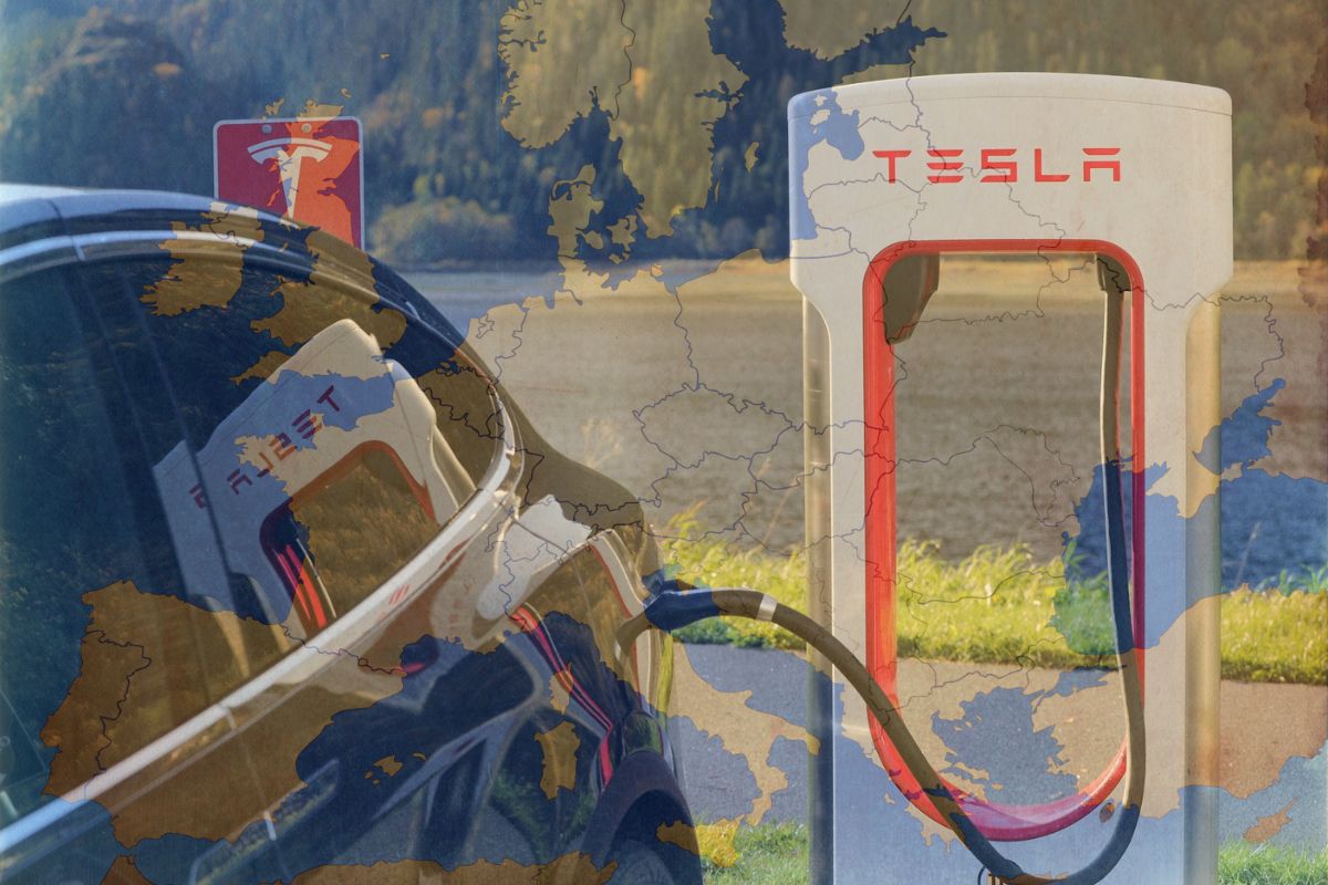 Tesla insurance - Tesla car charging - Map of Europe