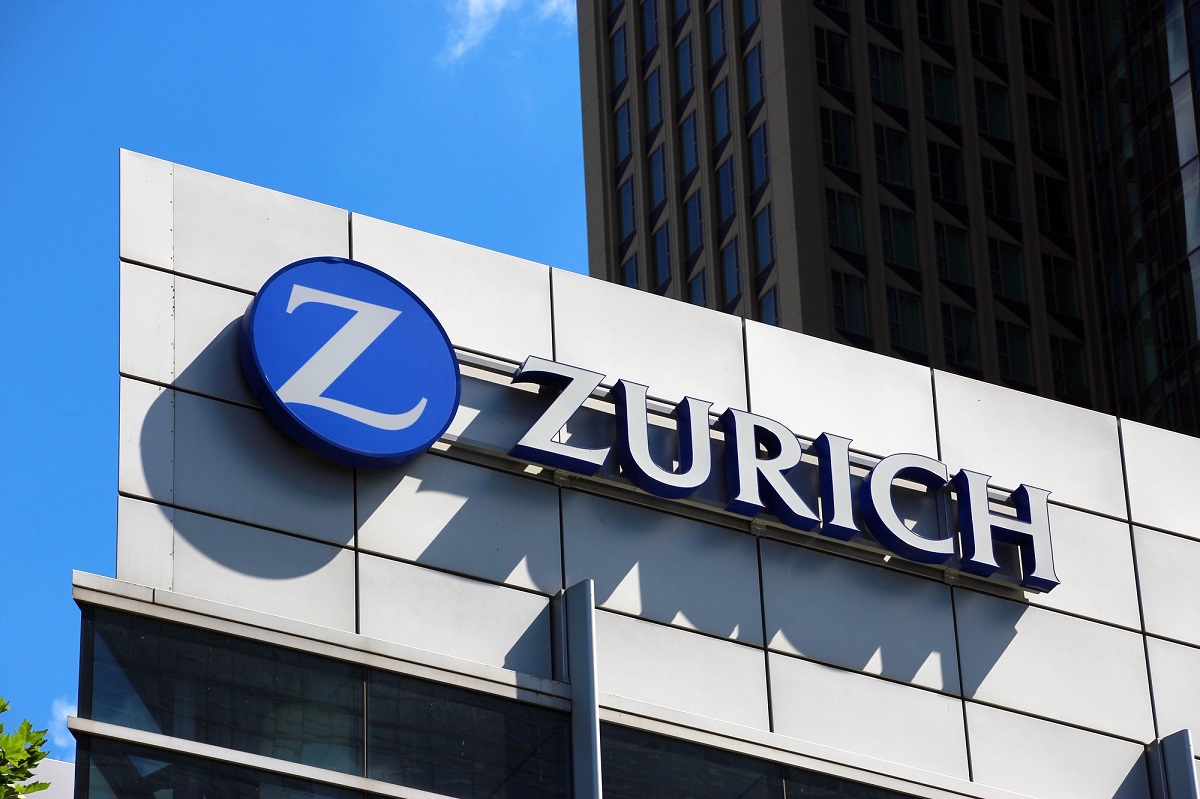 Insurance company - Image of Zurich company logo on building