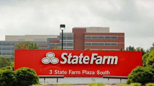 Depositphotos - auto insurance - State Farm Sign