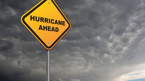 Home insurance - Hurricane Ahead - Warning