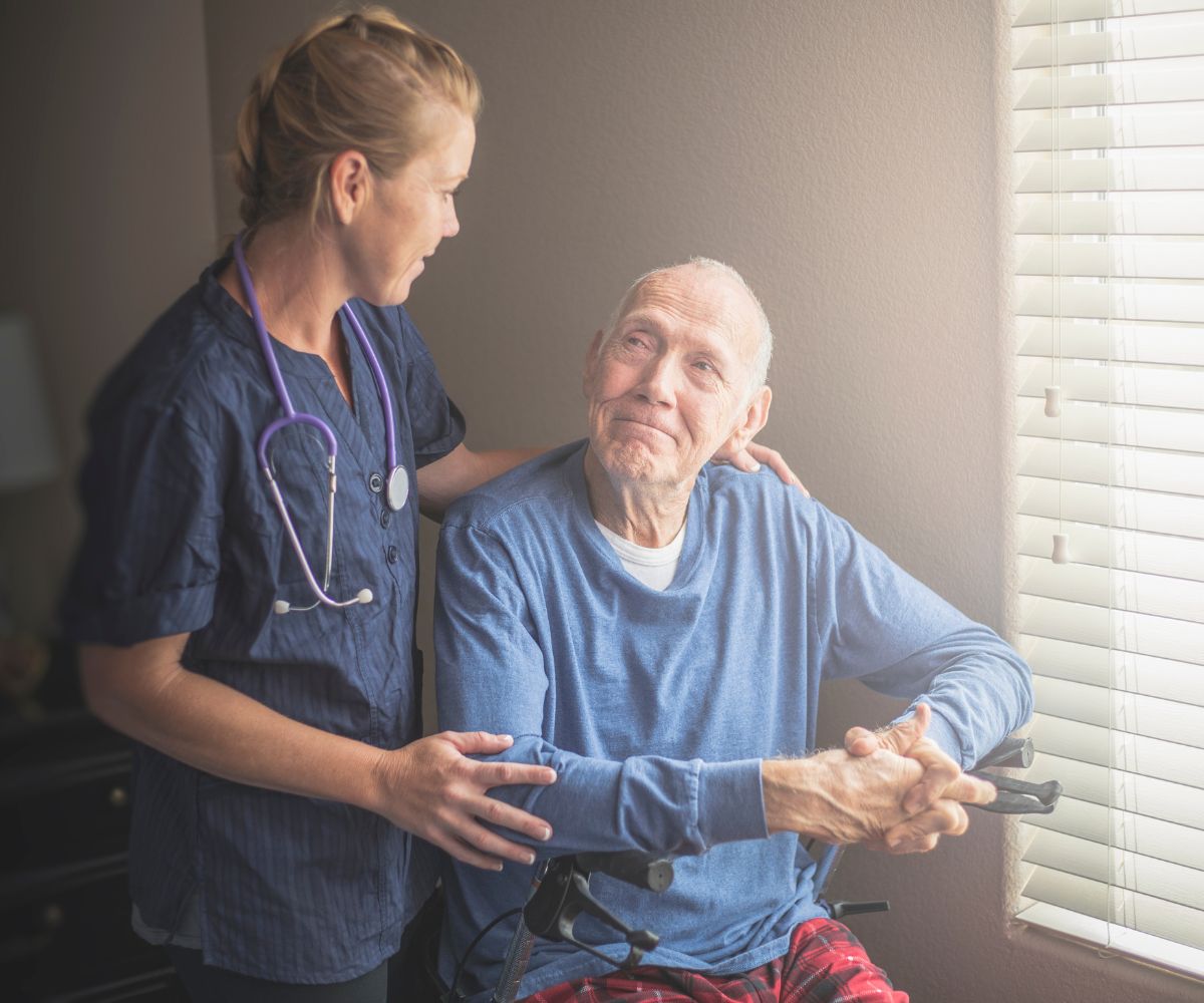 senior care center and the staff