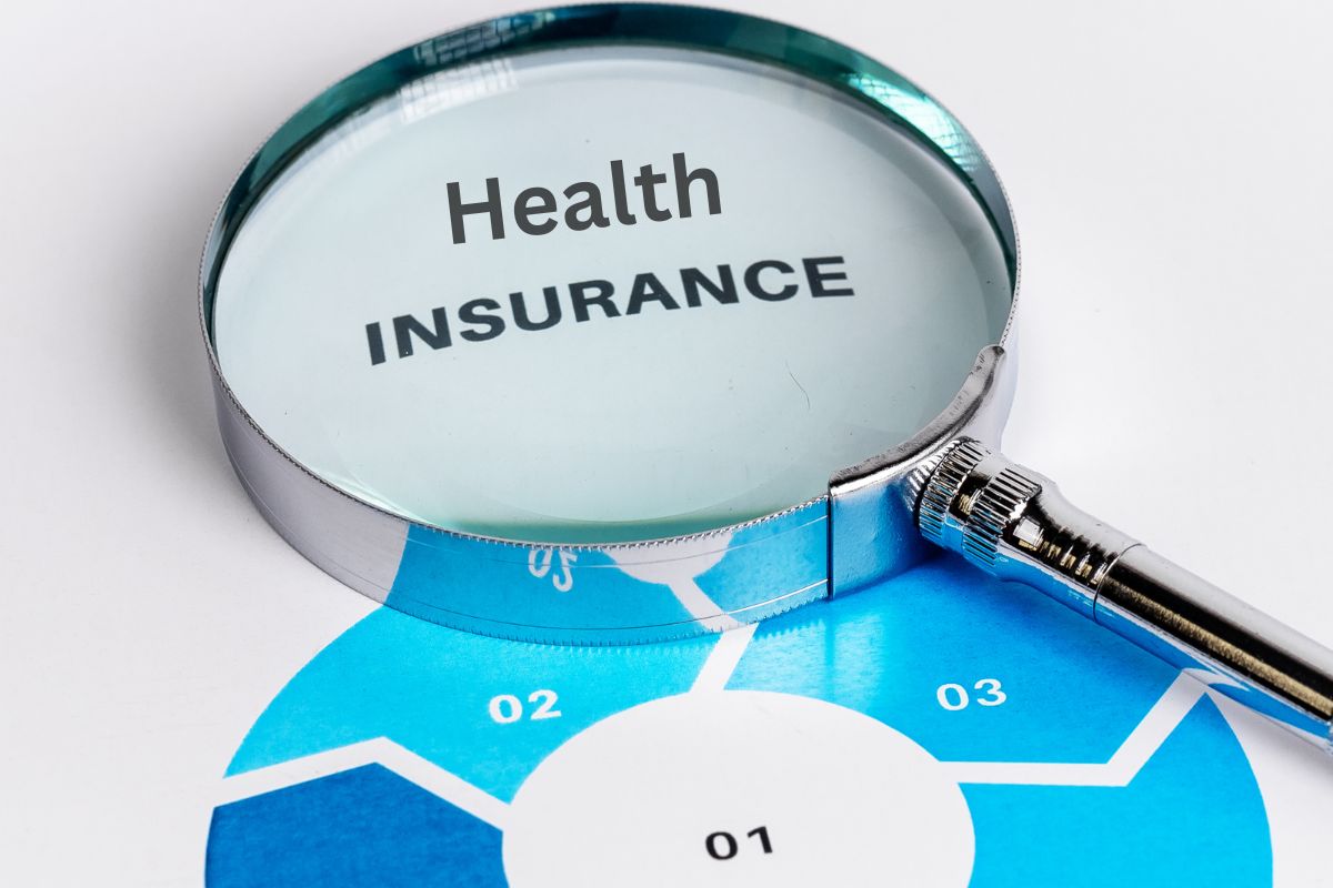 Health Insurance - Research - magnifying glass
