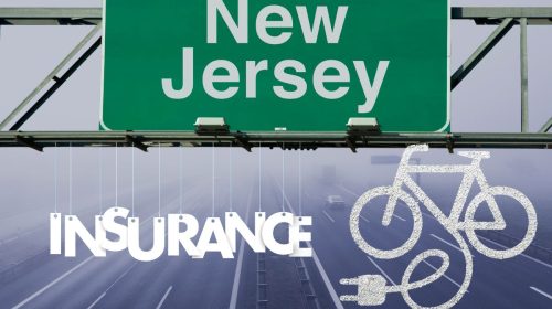 e-bike insurance - New Jersey Road Sign