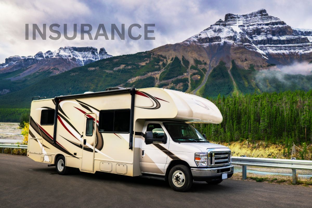 RV insurance - RV on road