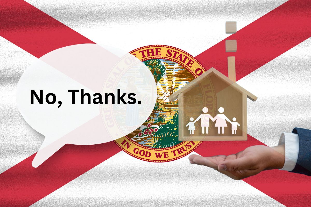 Insurance customers - Florida - No thank you