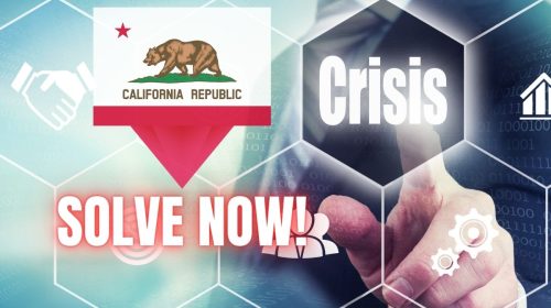 Property insurance Crisis - California Flag - Solve Now