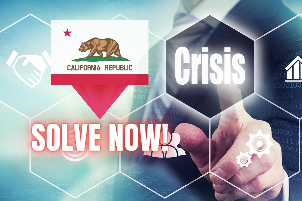 Property insurance Crisis - California Flag - Solve Now