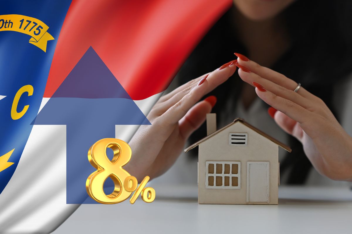 Dwelling Insurance - North Carolina - 8 percent increase