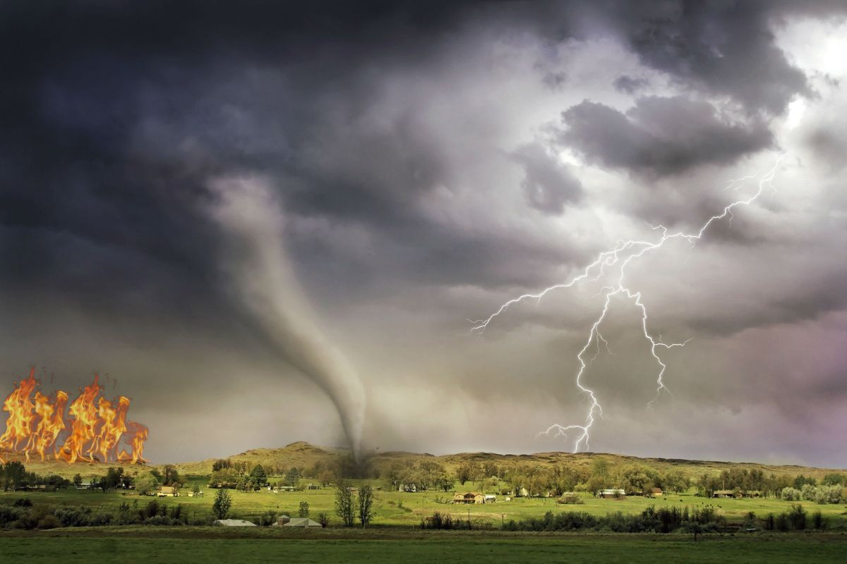 State Farm - Image of Wildfire and Tornado
