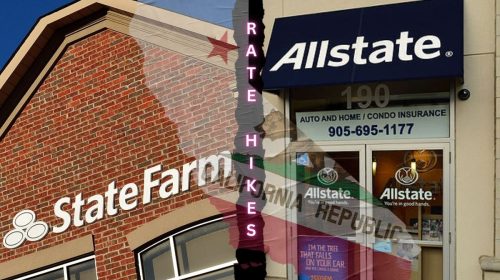 State Farm and Allstate Buildings - Who is causing high rates in California