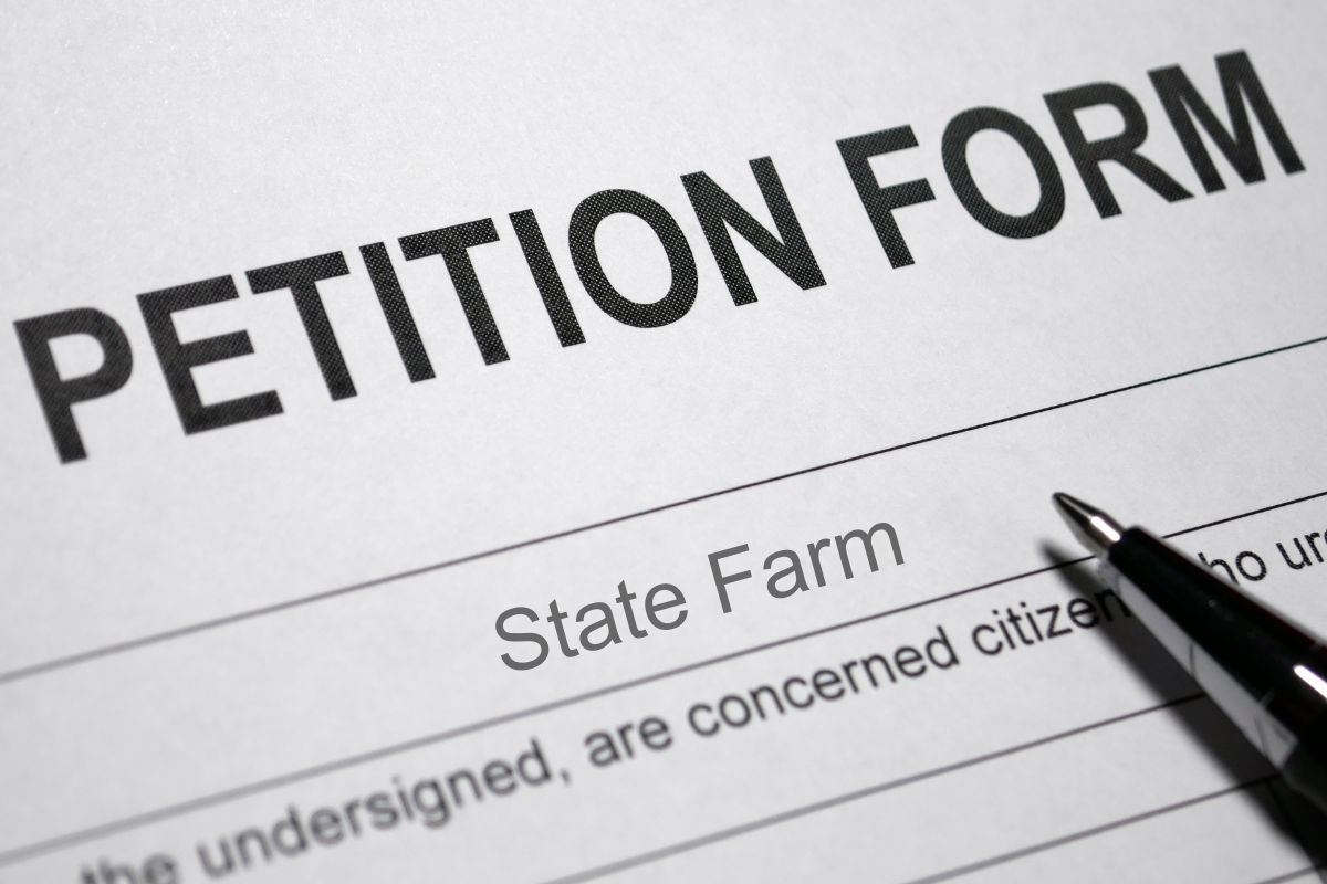 Consumer Watchdog - Image of Petition Form - State Farm