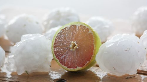 Grapefruit-Sized Hail