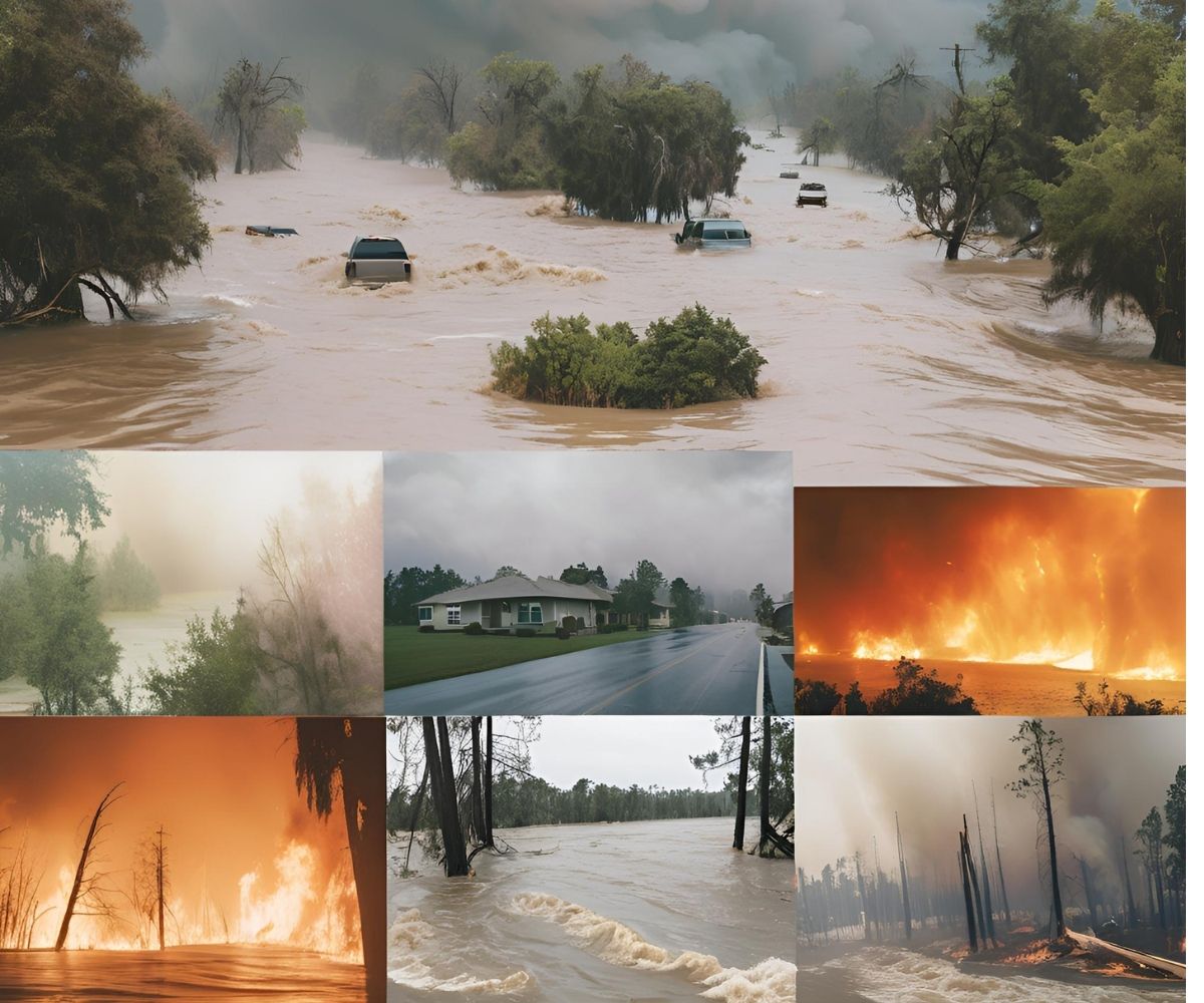 housing crisis due to flooding, hurricanes, and wildfires and how its effecting insurance