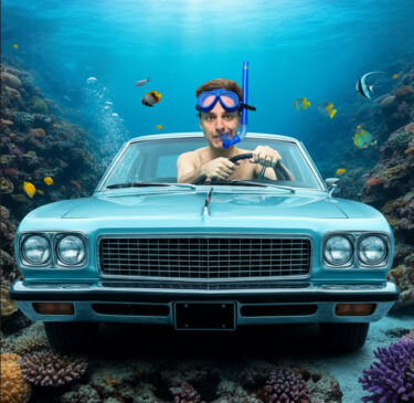 driving underwater