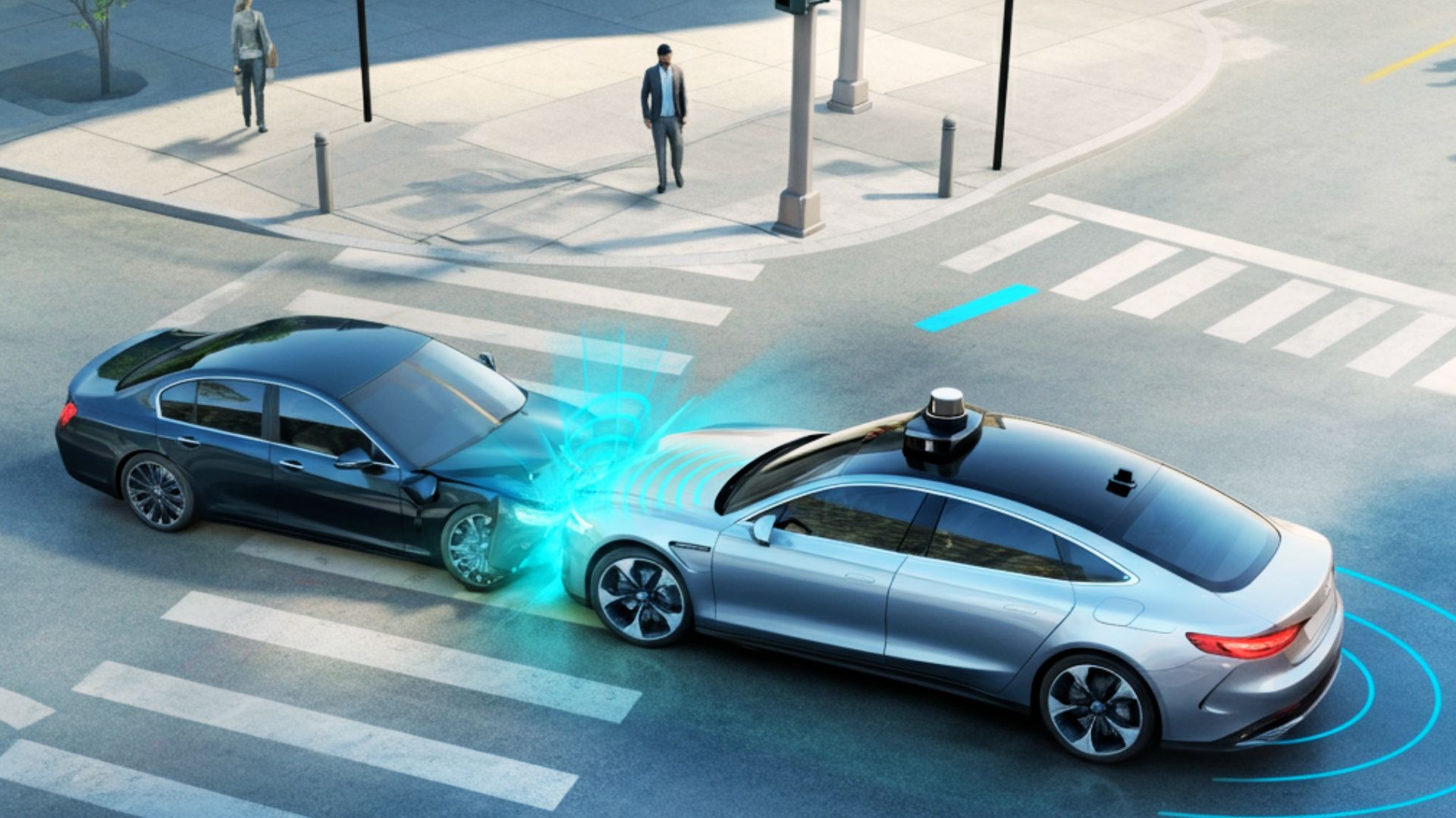 High-tech car accidents