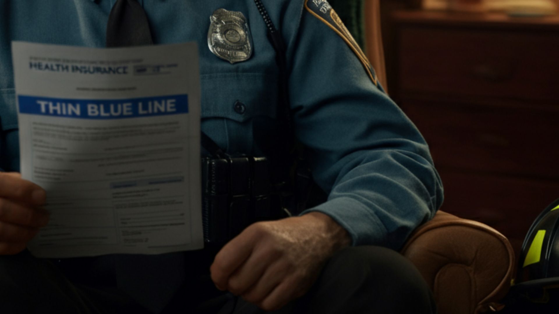 Thin Blue Line for retired first responders