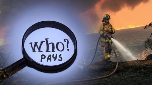 who pays for wildfire settlement?