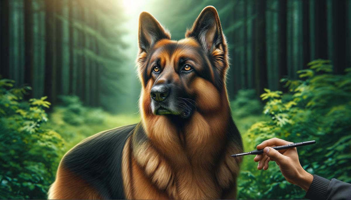 10 Dog Breeds Often Excluded by Homeowners Insurance 4 A beautiful German Shepherd standing proudly, showcasing their loyalty and strength