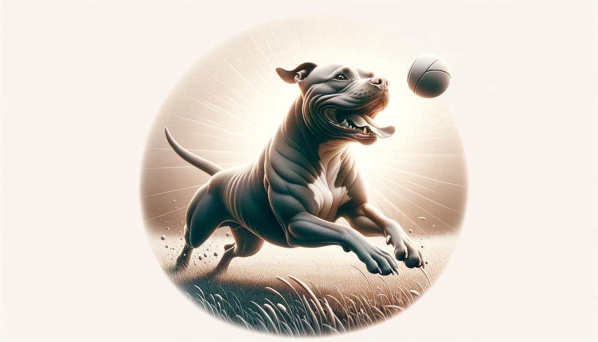 Image of a Pit Bull Terrier, a loyal and loving breed often misrepresented in the media and insurance policies